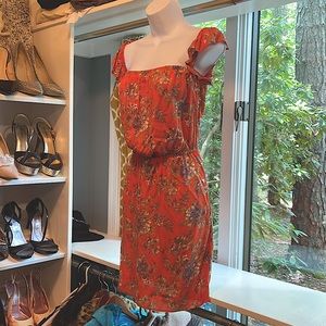 American eagle orange off shoulder mini.